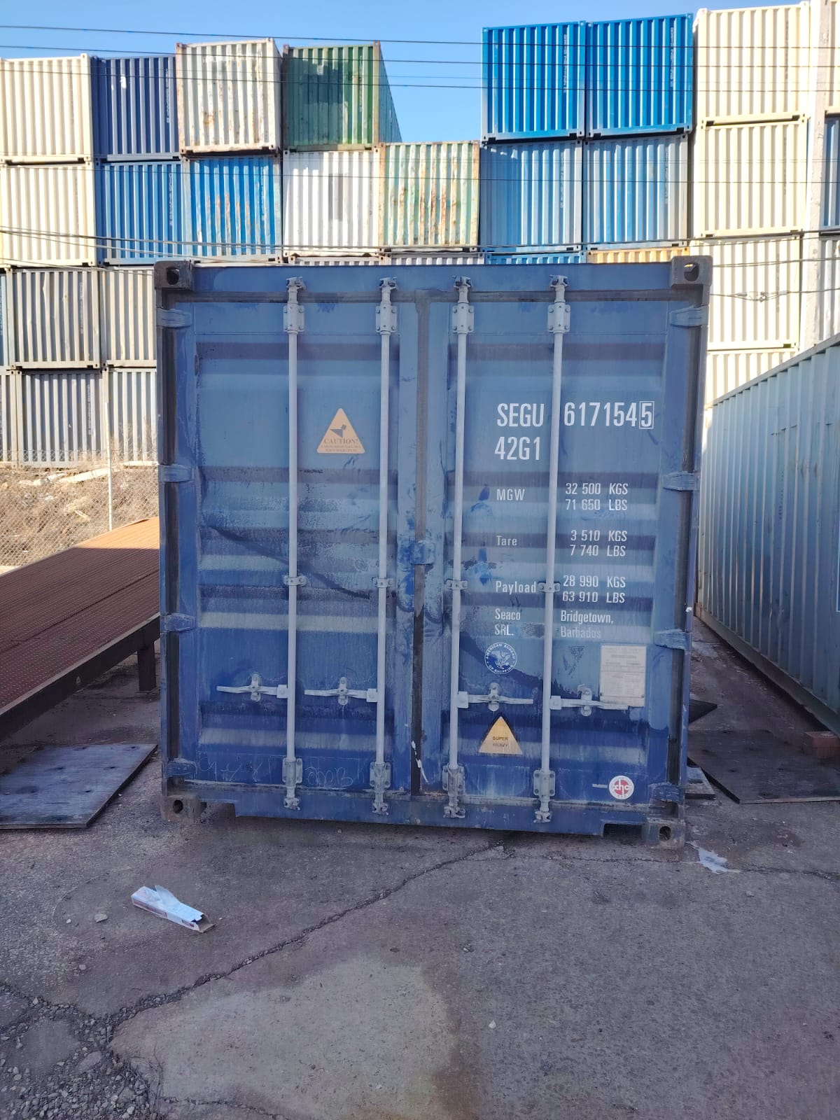 Морской контейнер SEGU6171545